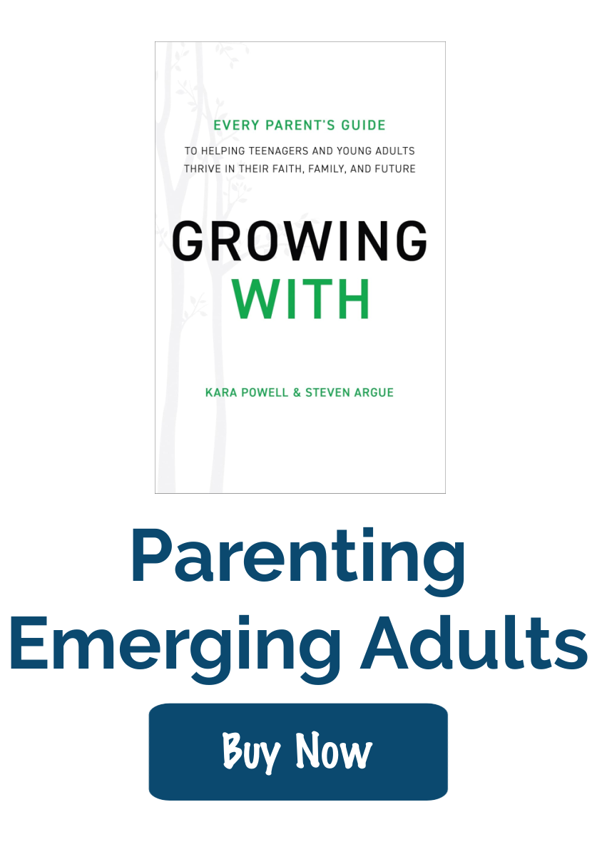 Growing With: Every Parent's Guide to Helping Teenagers and Young Adults Thrive by Kara Powell and Steven Argue
